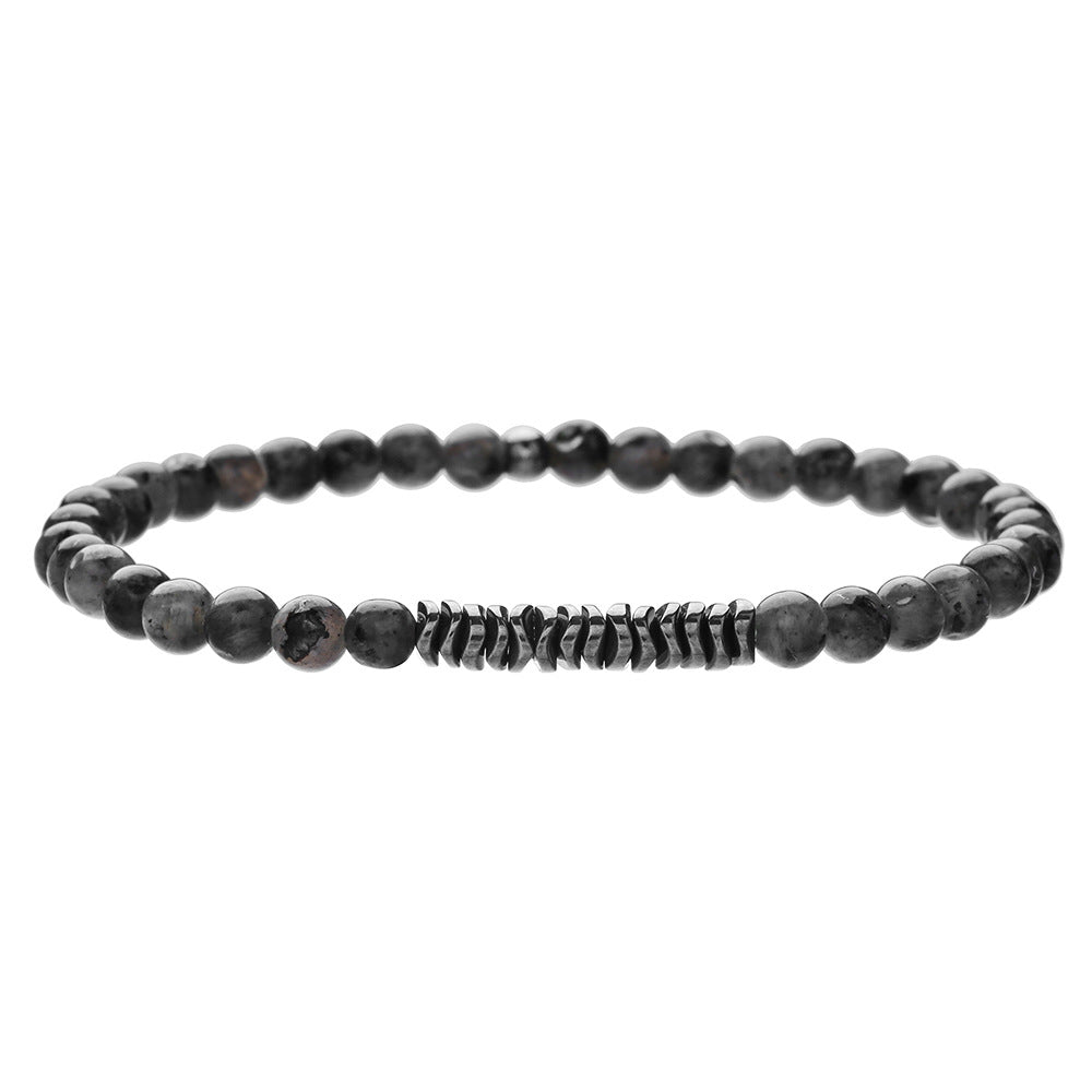 Wholesale simple turquoise wooden bead bracelet